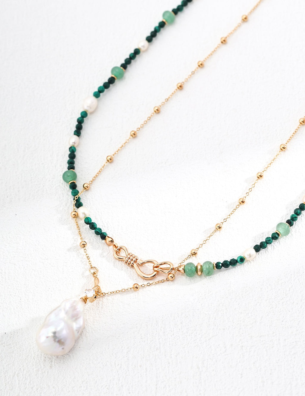 Natural Baroque Pearl Necklace