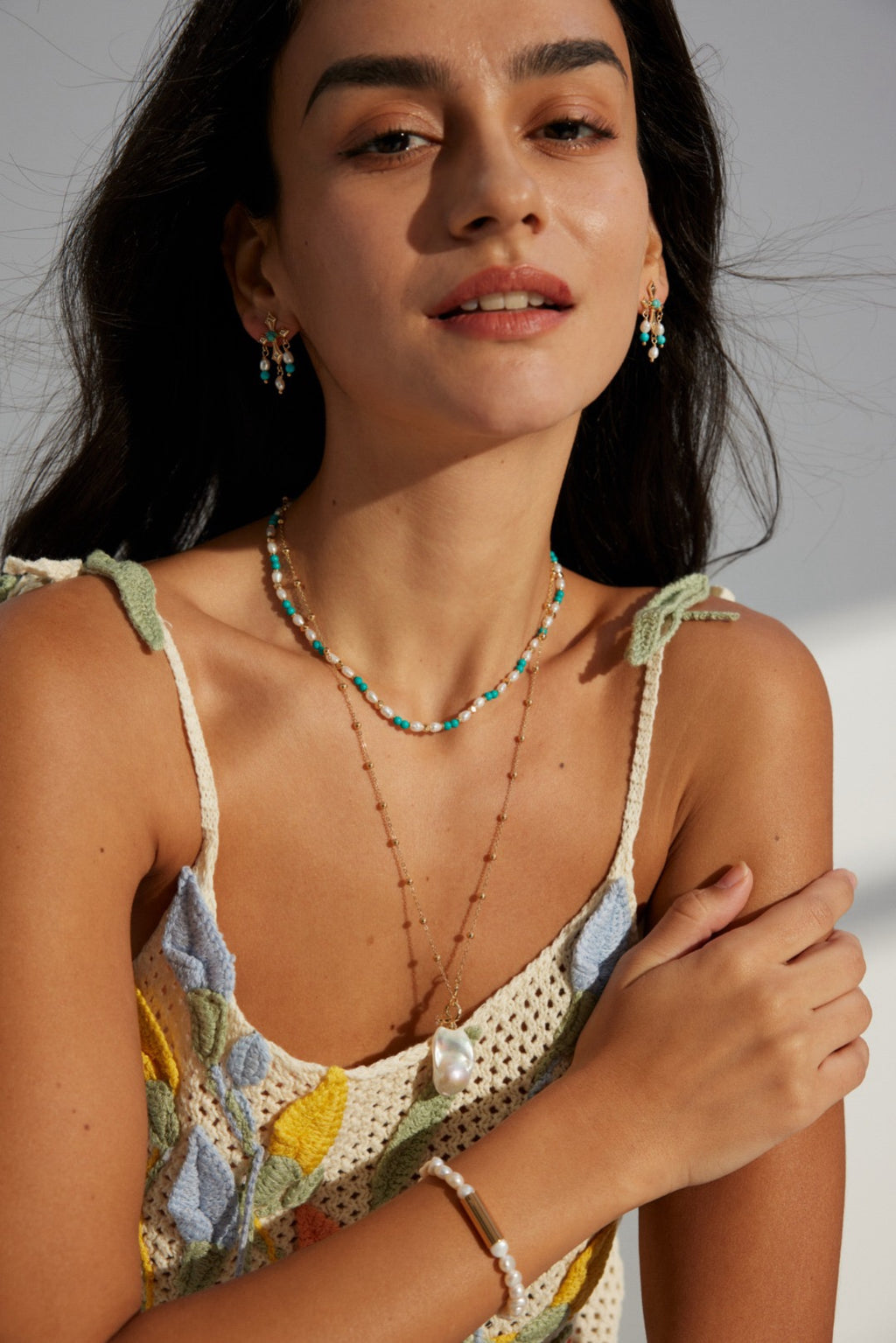 Natural Baroque Pearl Necklace