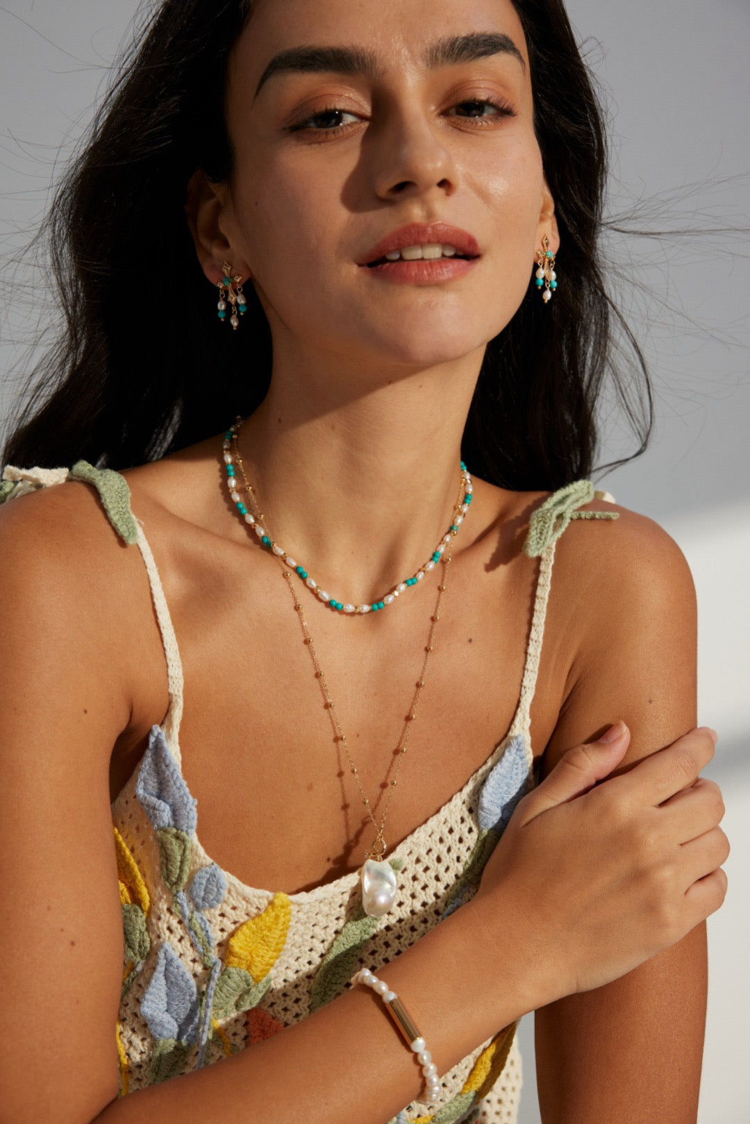 Natural Baroque Pearl Necklace