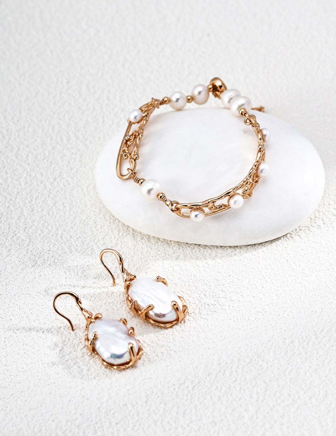 Baroque Pearl Drop Earrings