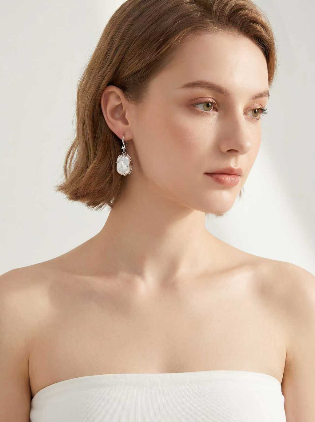 Baroque Pearl Drop Earrings