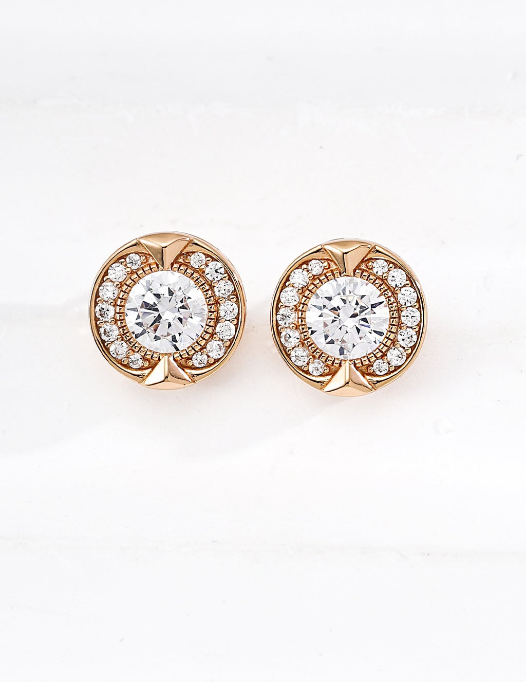 Halo Stud Earrings