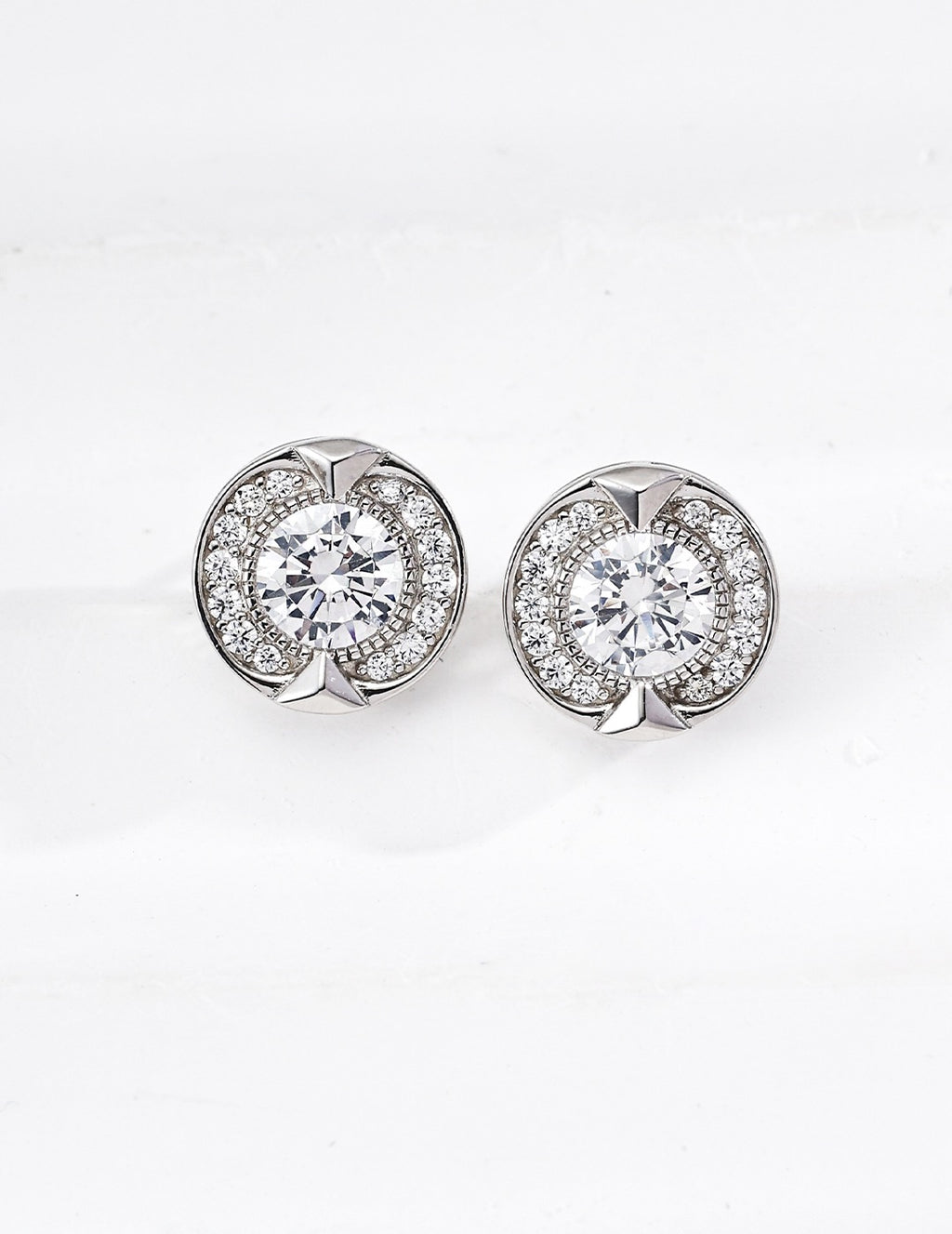 Halo Stud Earrings
