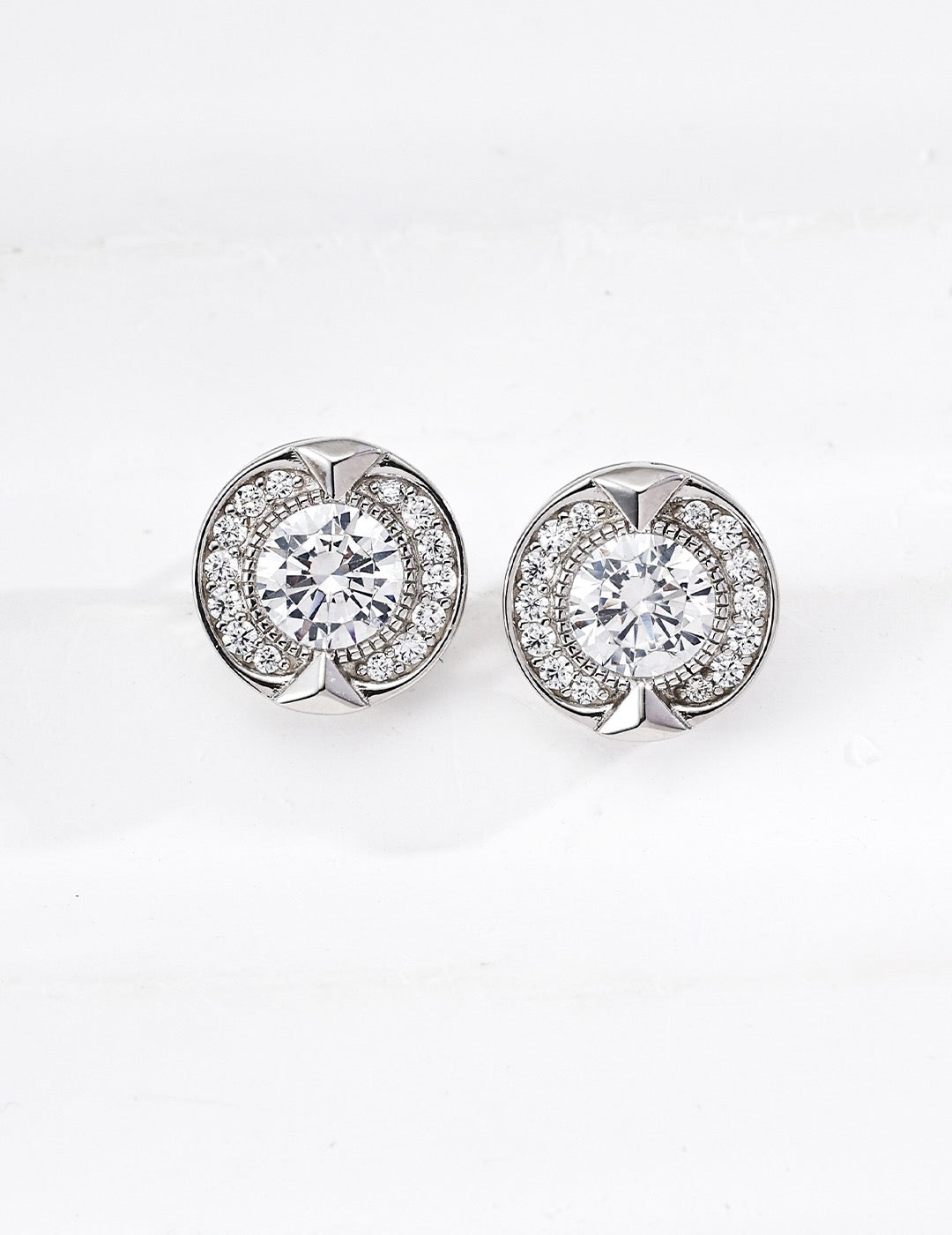 Halo Stud Earrings
