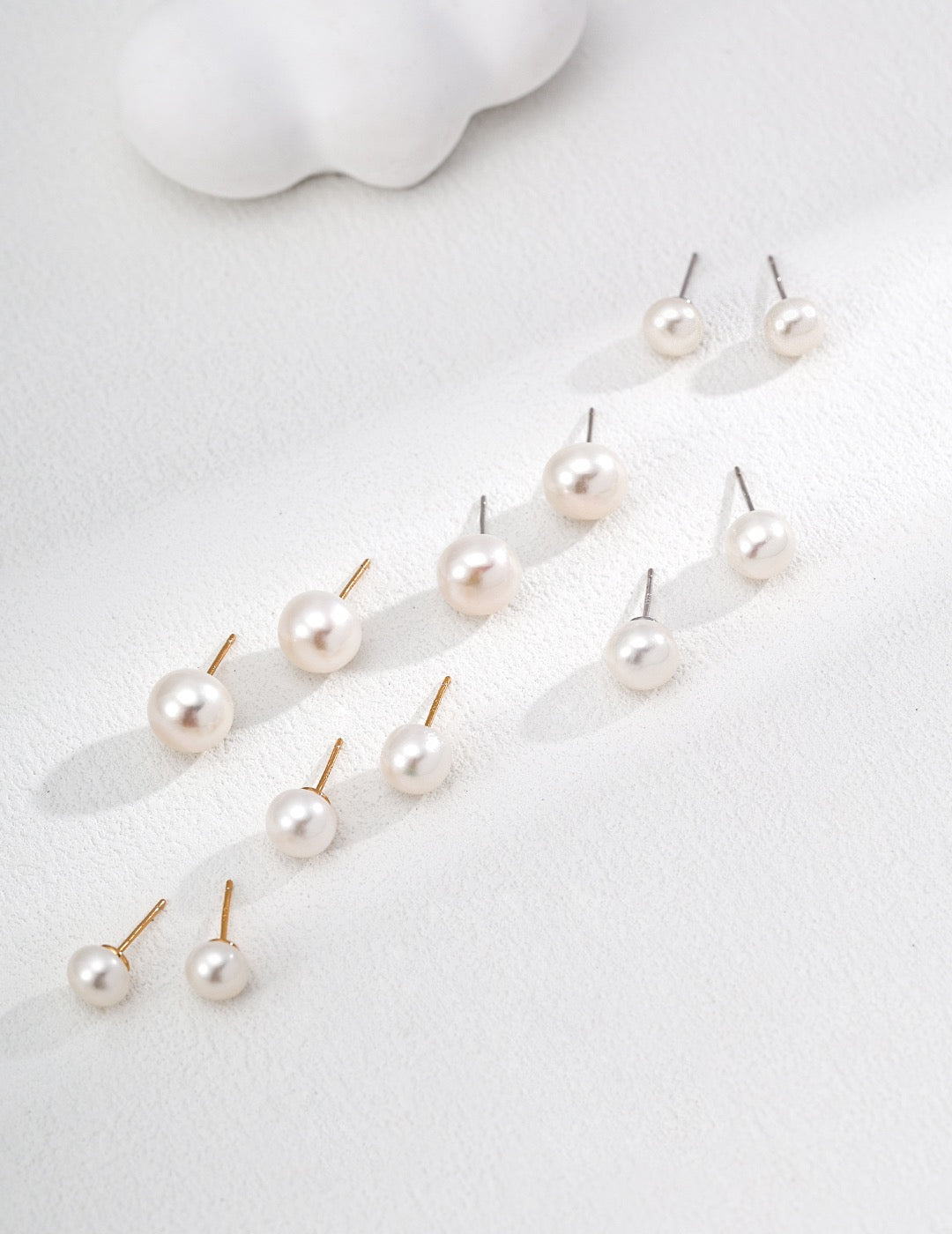 Lumière Freshwater Pearl Stud Earrings
