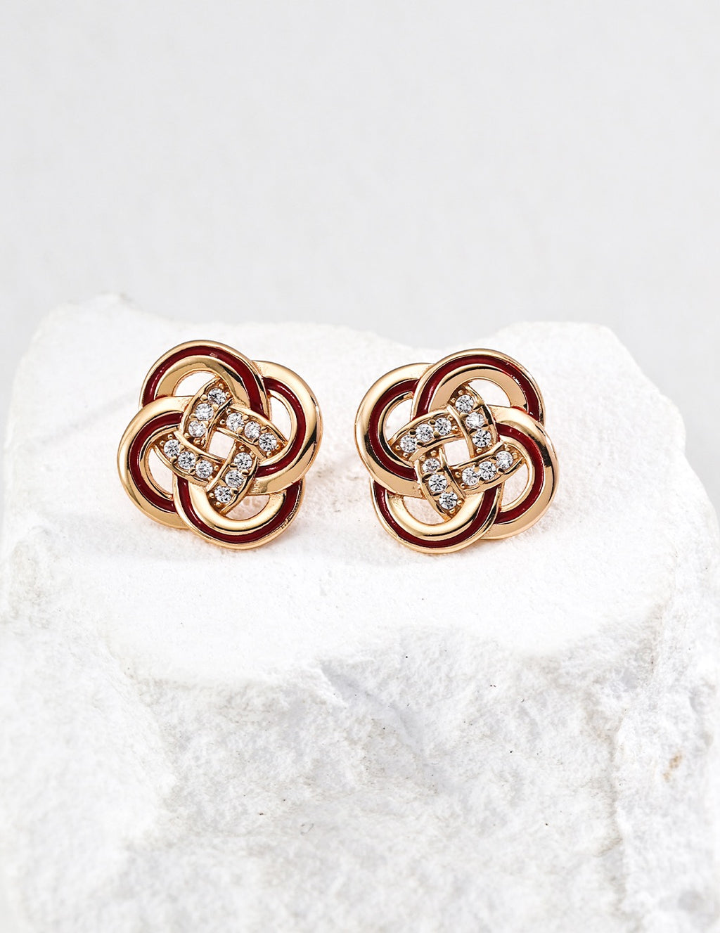 Celtic Knot Stud Earrings