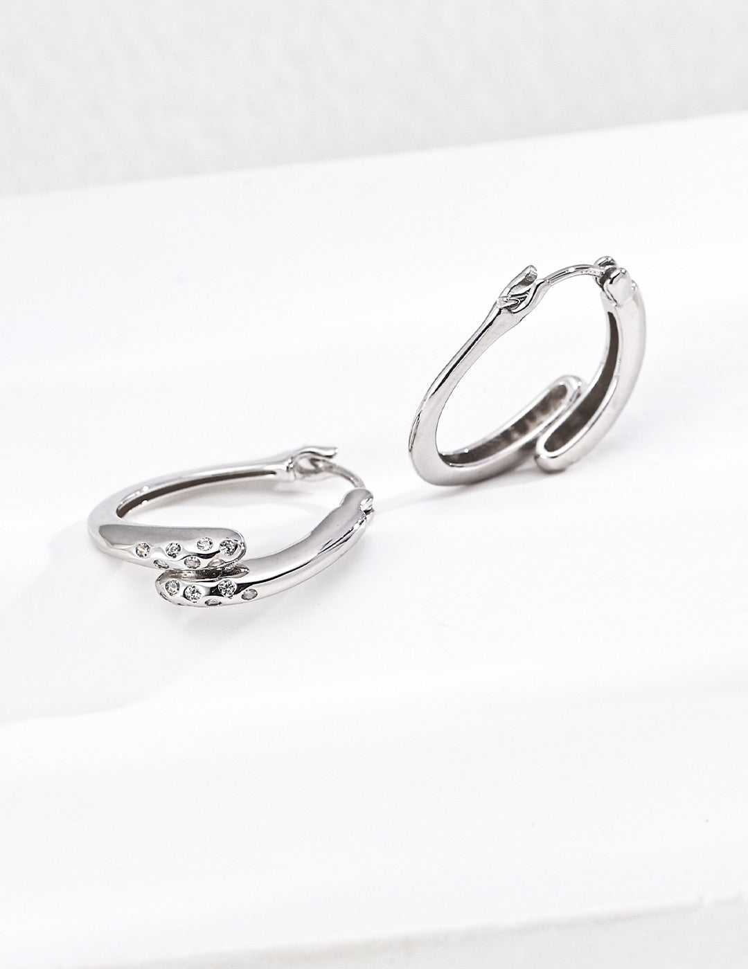 Chunky Square Hoop Earrings