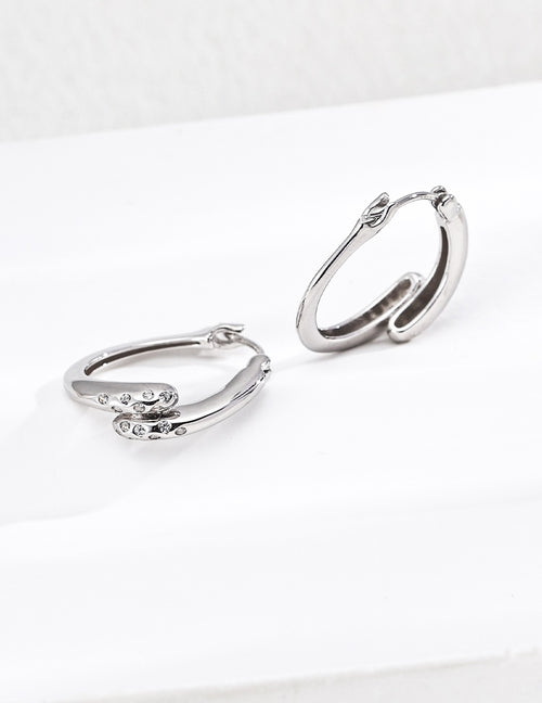 Chunky Square Hoop Earrings