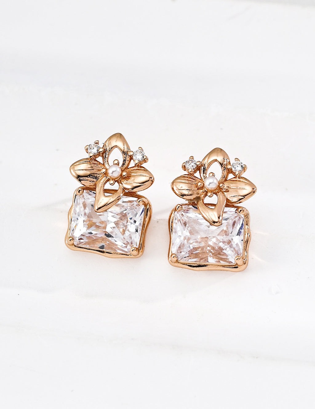 Garden Gem Stud Earrings
