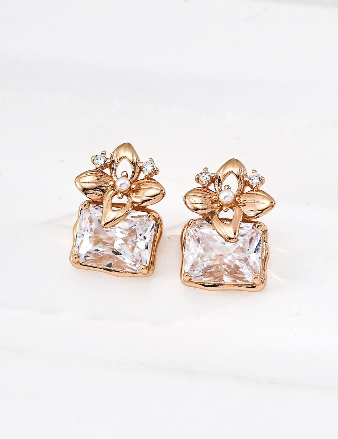 Garden Gem Stud Earrings