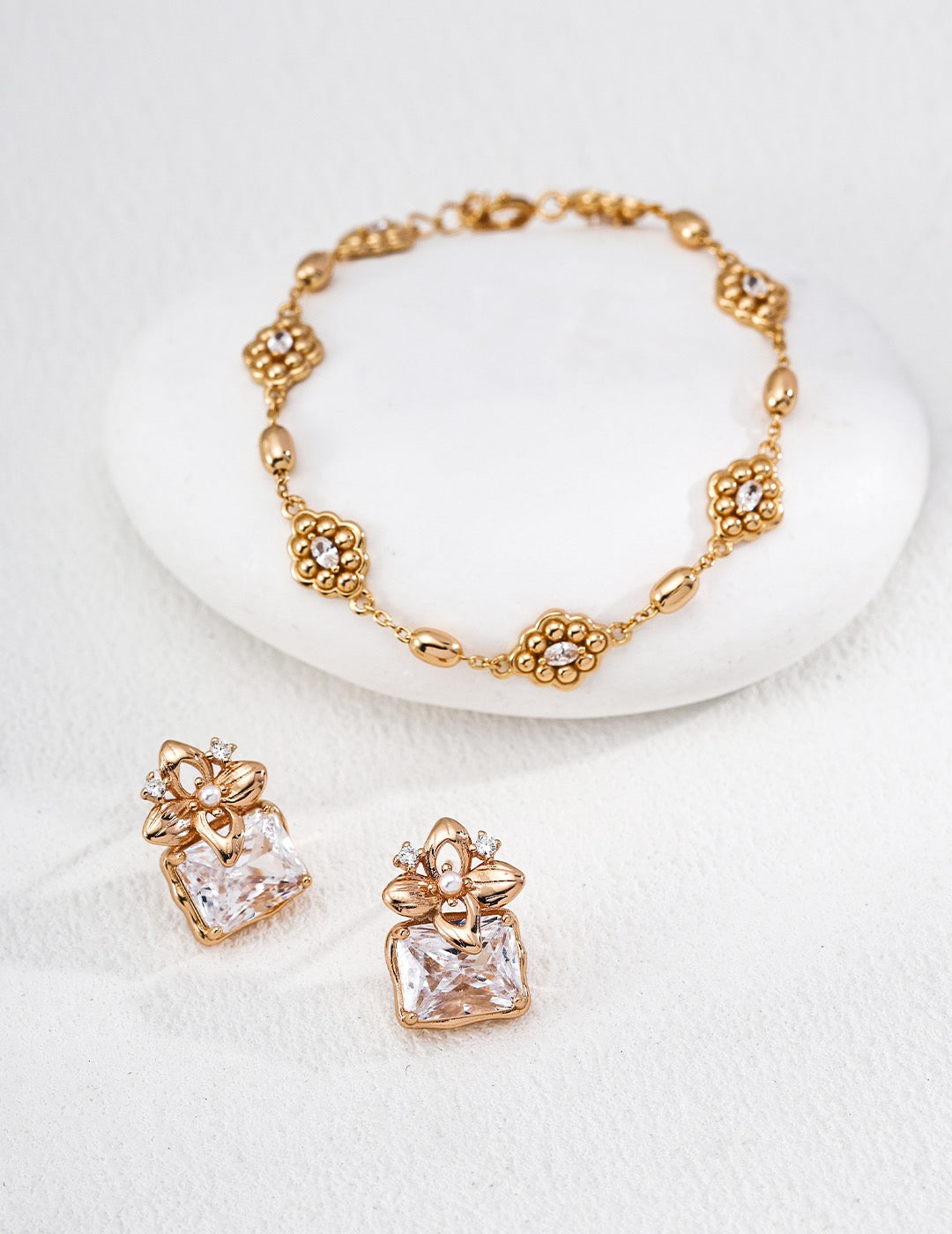 Garden Gem Stud Earrings