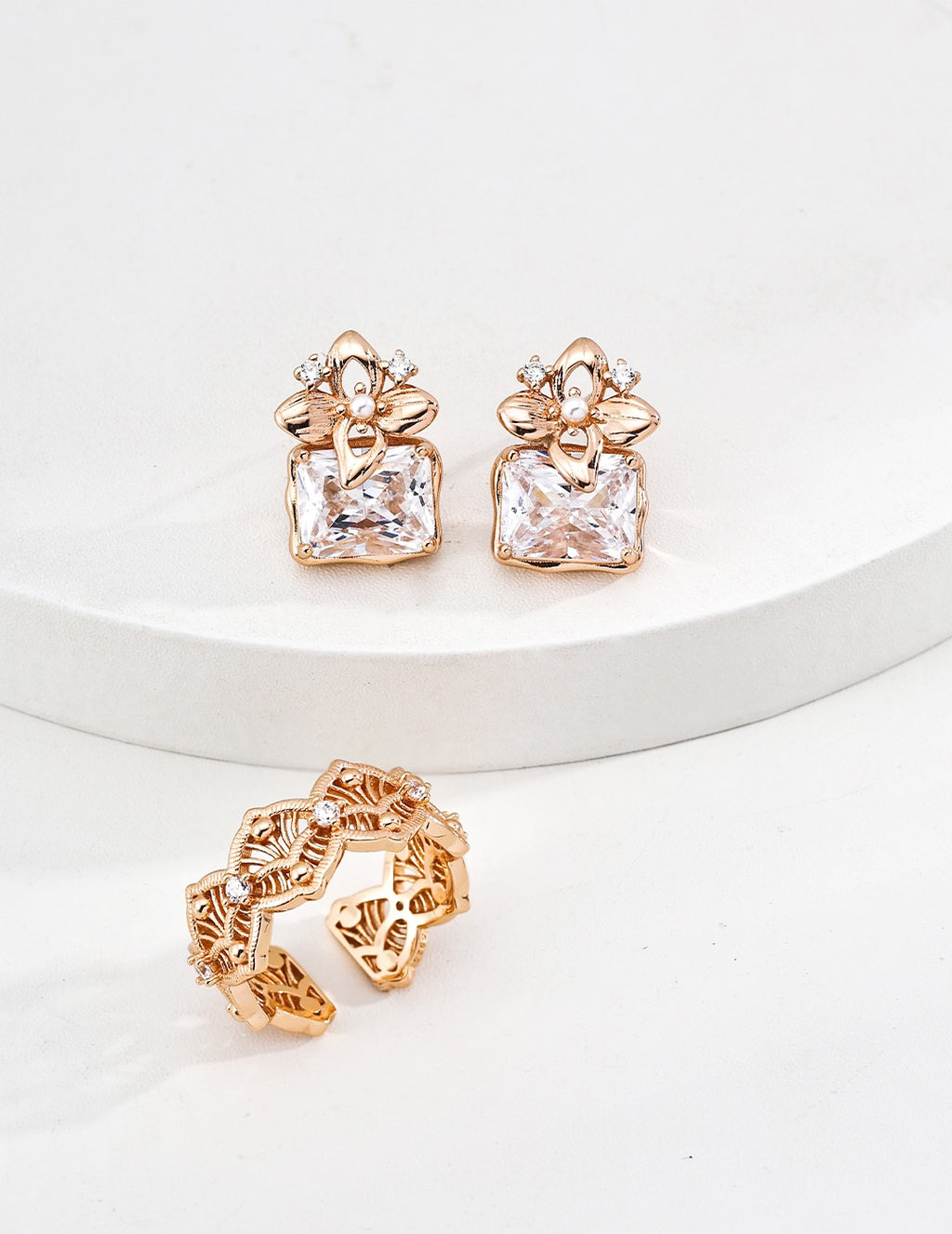 Garden Gem Stud Earrings