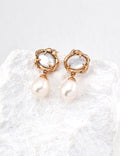 Wild Wreath Pearl Drop Earrings