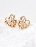 Celestial Star Compass Stud Earrings