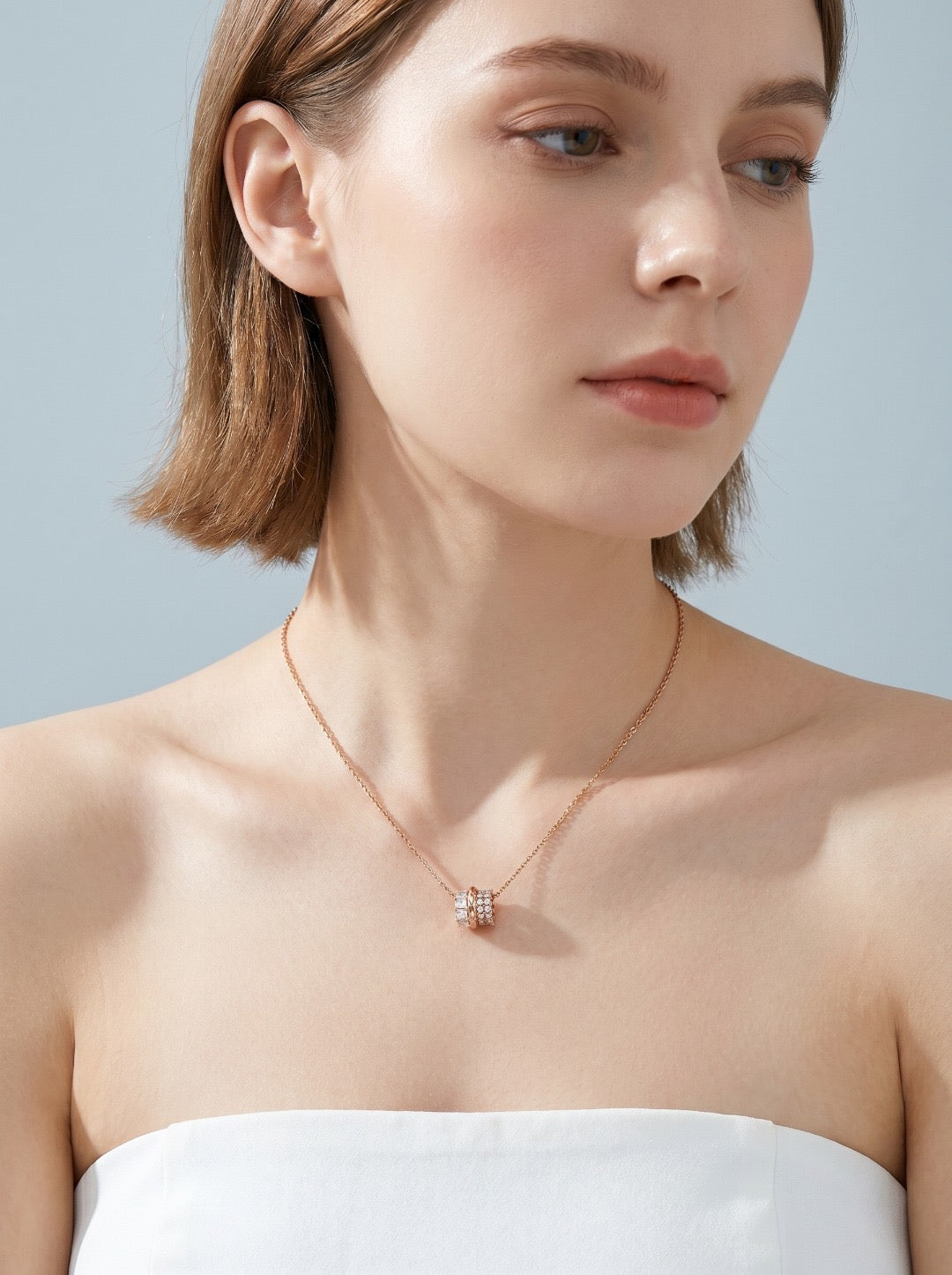 Barrel Pendant Necklace
