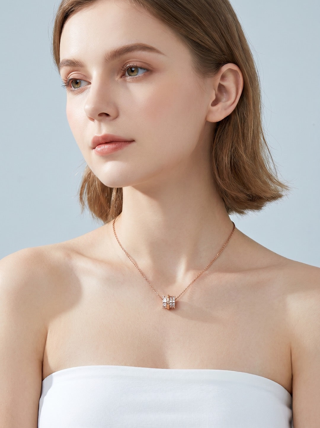 Barrel Pendant Necklace