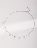 Baguette Fringe Drop Necklace