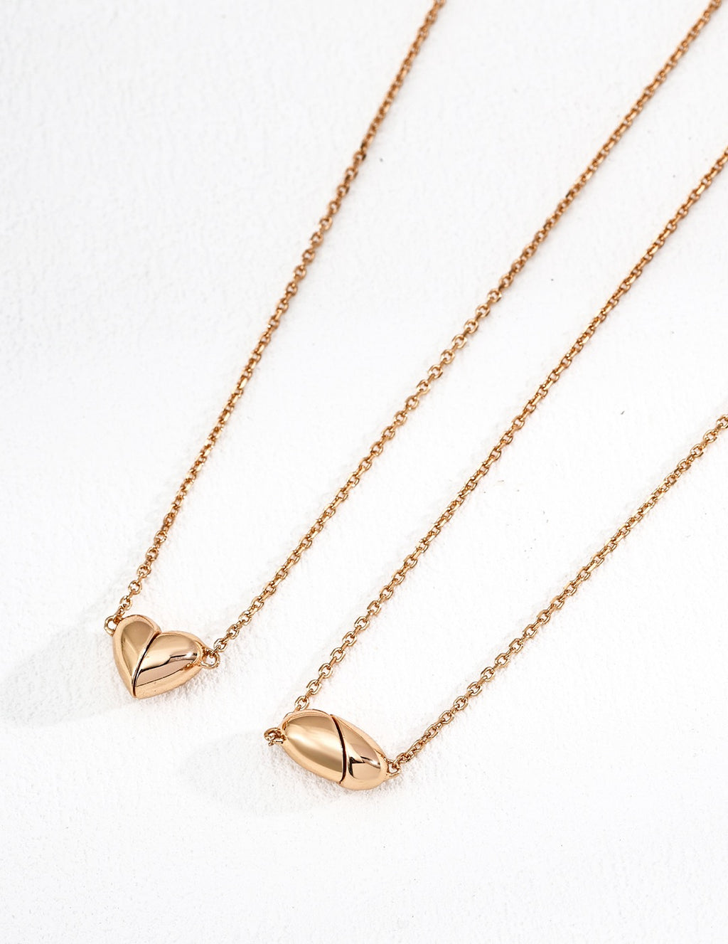 Dainty Puffed Heart Pendant Necklace