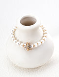 Céleste Pearl Barrel Bracelet