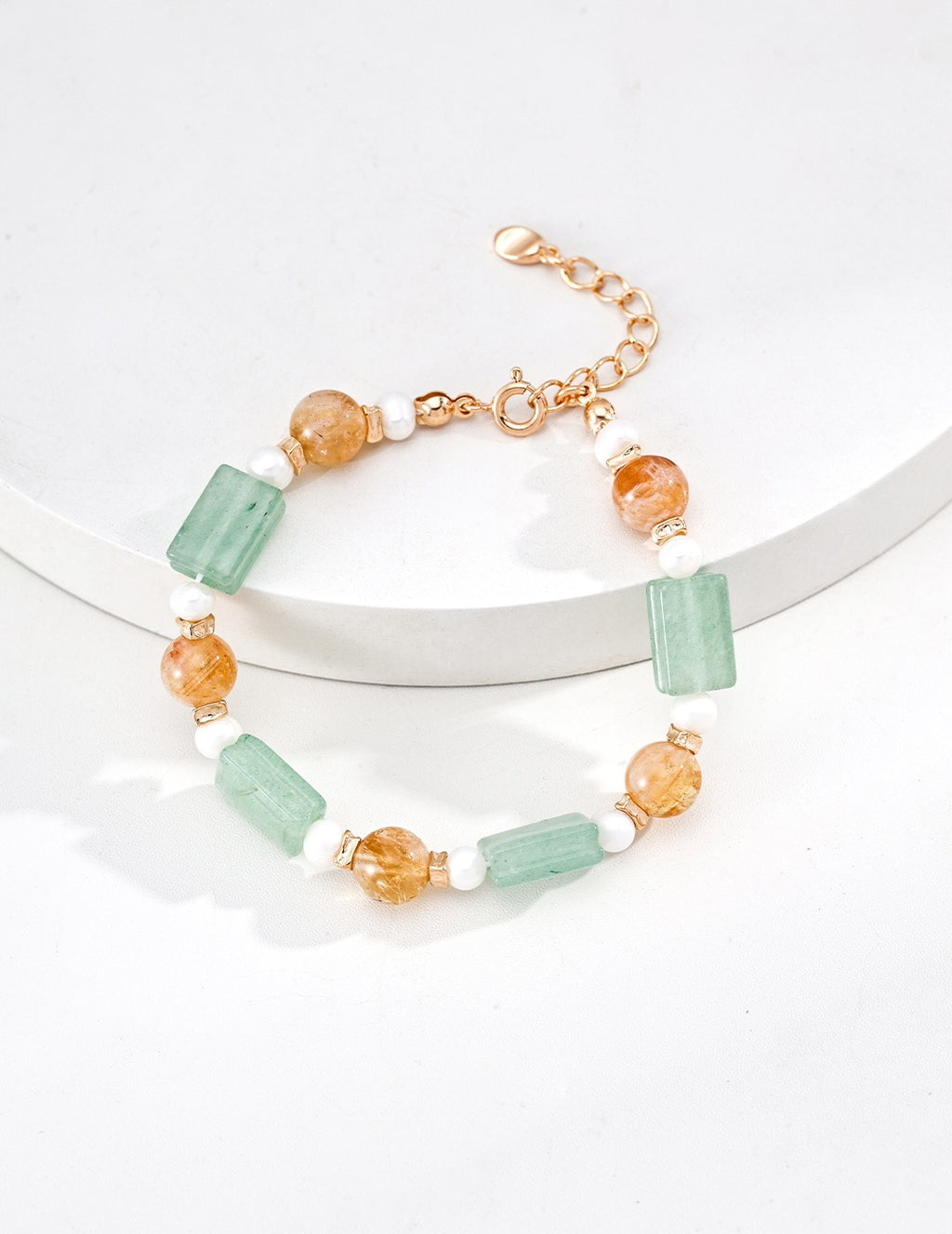 Jardin Jasper & Quartz Pearl Bracelet