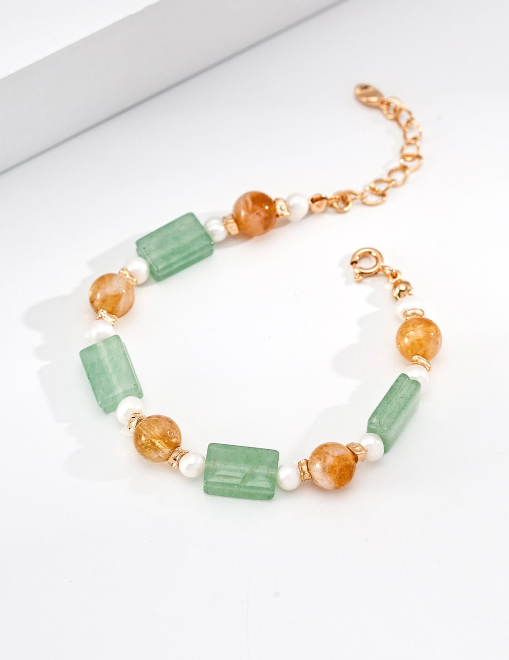 Jardin Jasper & Quartz Pearl Bracelet