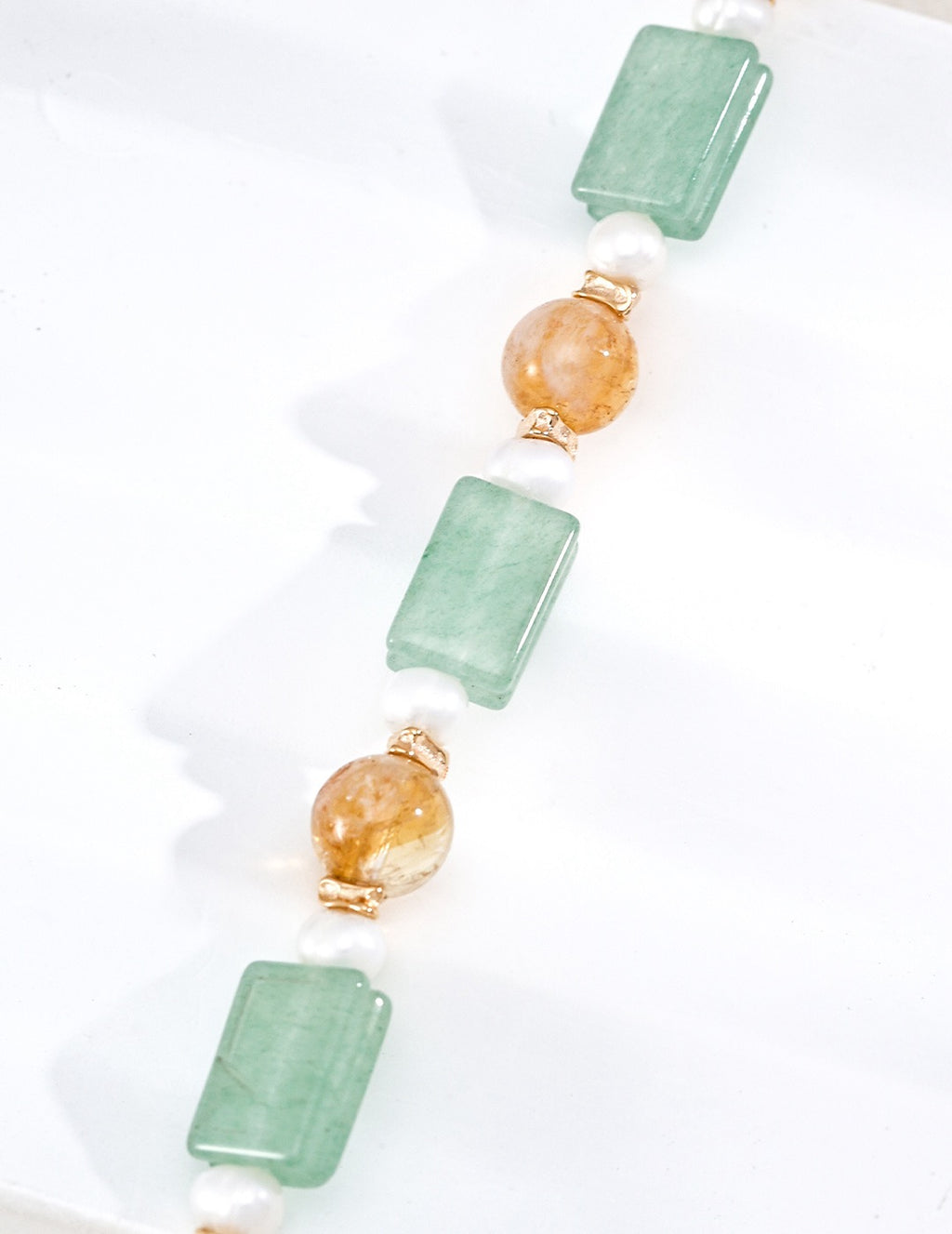 Jardin Jasper & Quartz Pearl Bracelet