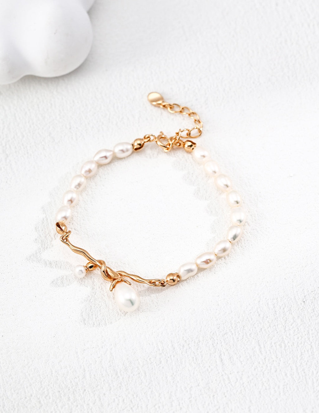 Nœud Pearl Knot Charm Bracelet
