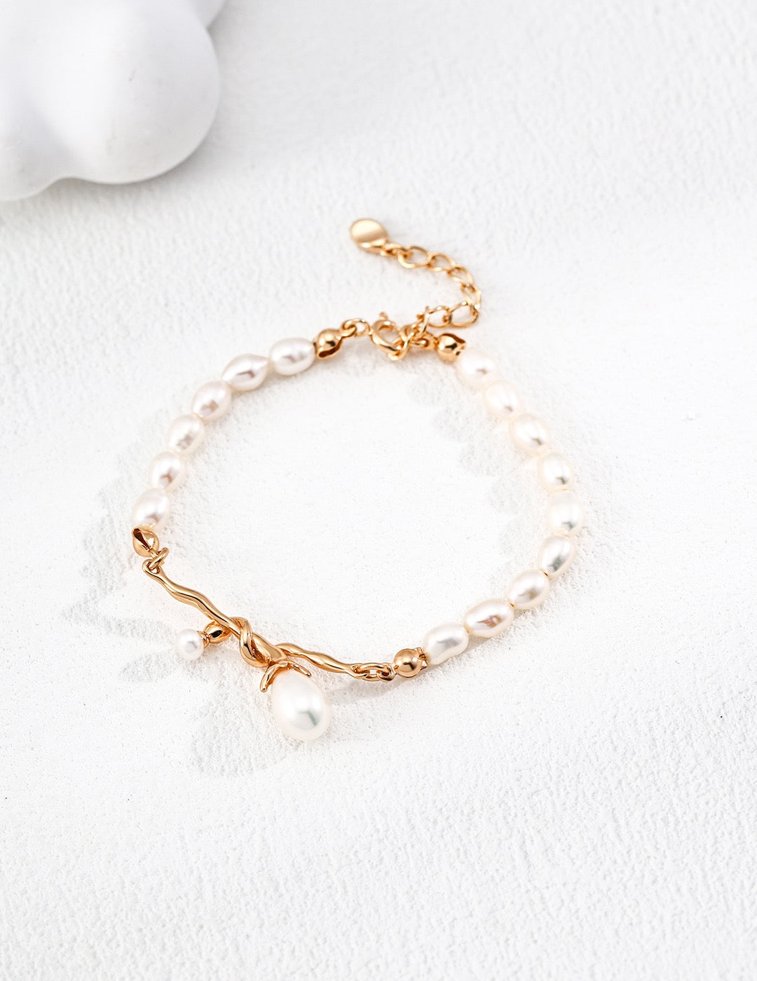 Nœud Pearl Knot Charm Bracelet