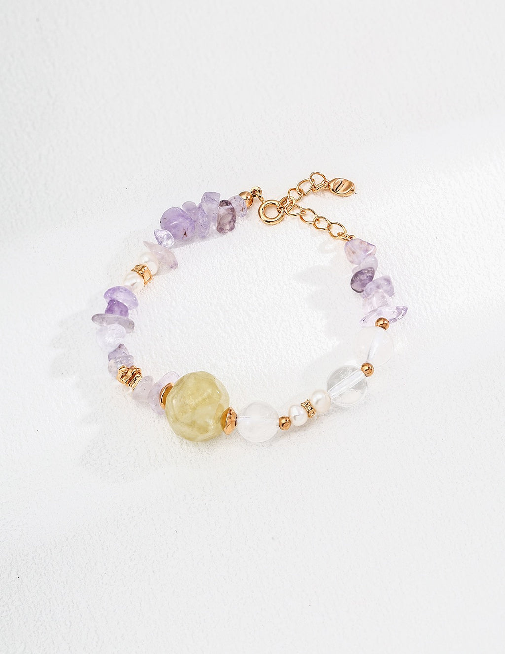 Citrine & Amethyst Céleste Bracelet