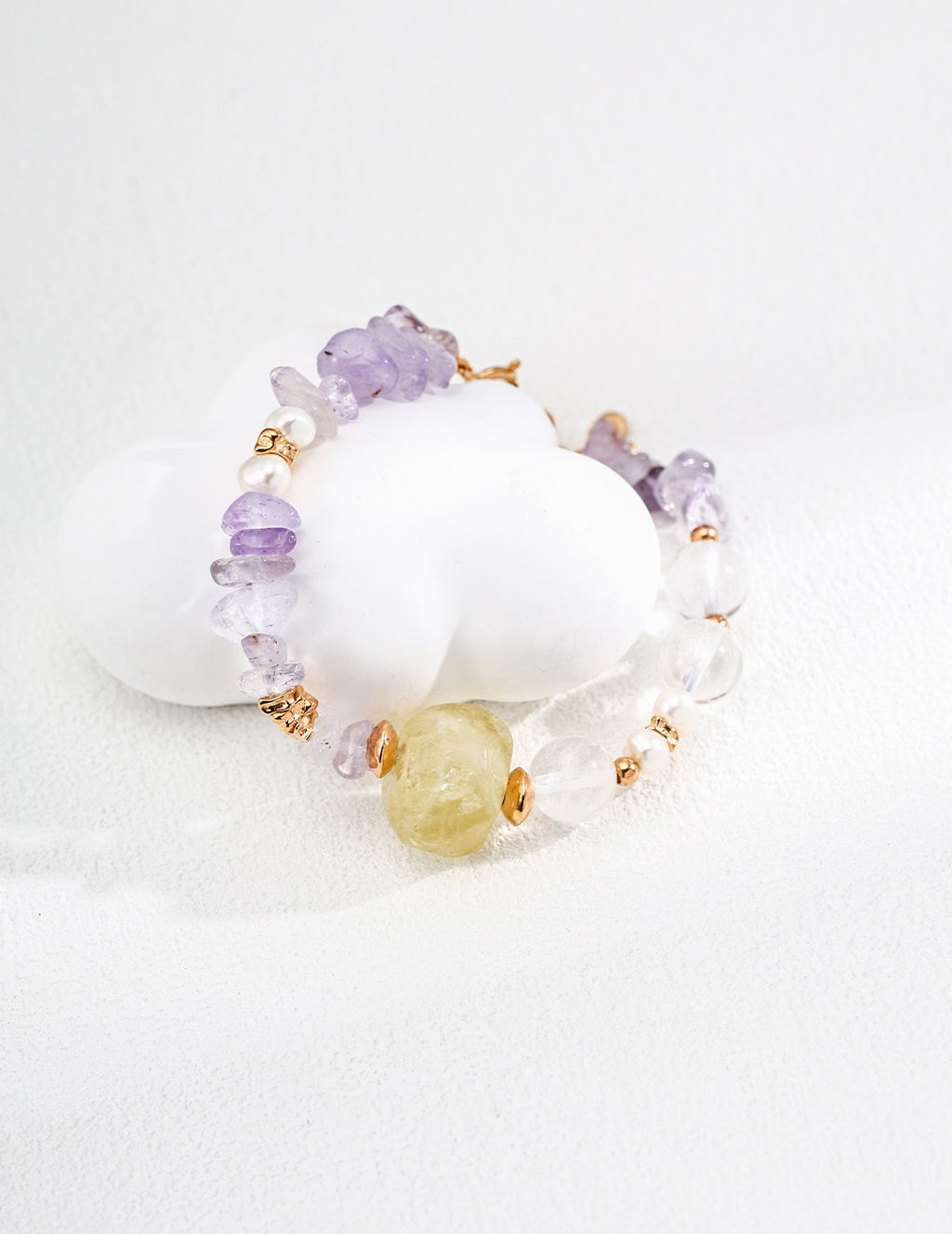 Citrine & Amethyst Céleste Bracelet