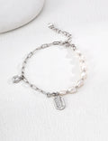 Pearl & Chain Blessée Charm Bracelet