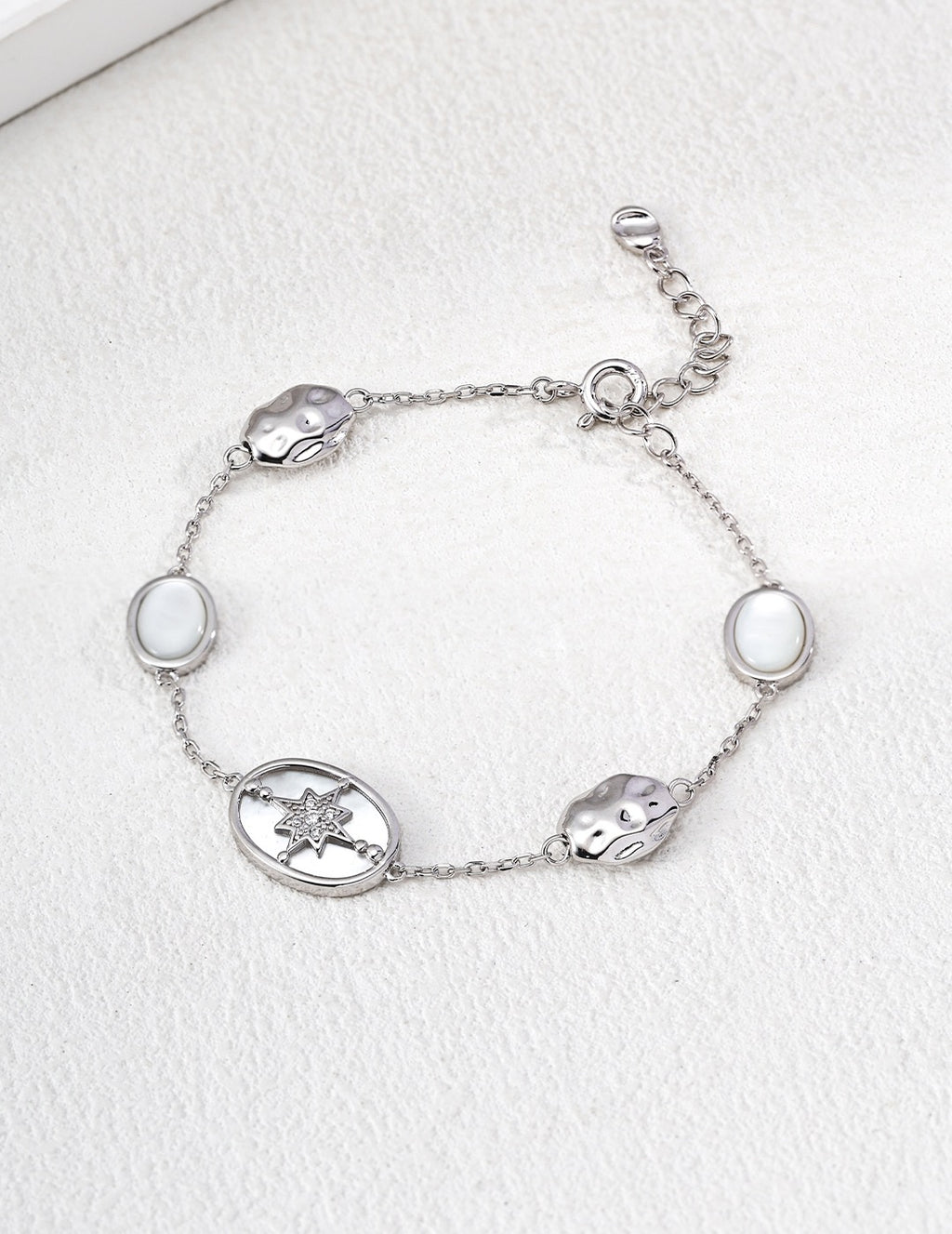Lapis & Nacre North Star Étoile Bracelet