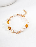 Amber & Pearl Soleil Doré Bracelet
