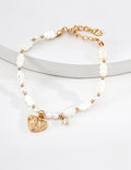Shell & Pearl Coeur Baroque Charm Bracelet