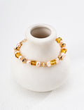 Amber & Champagne Pearl Soleil Doré Bracelet