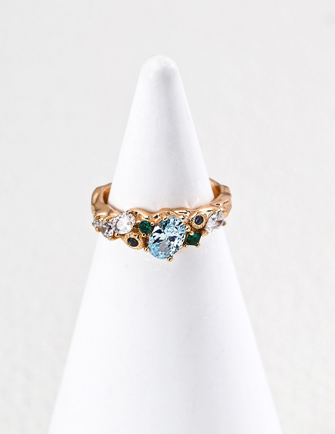 Aqua Bloom Ring