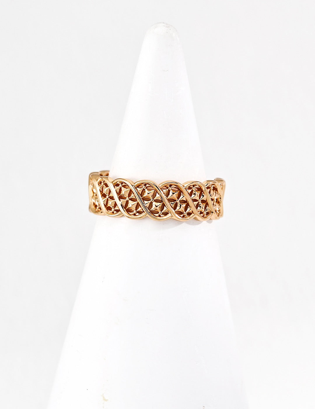 Woven Filigree Crown Ring