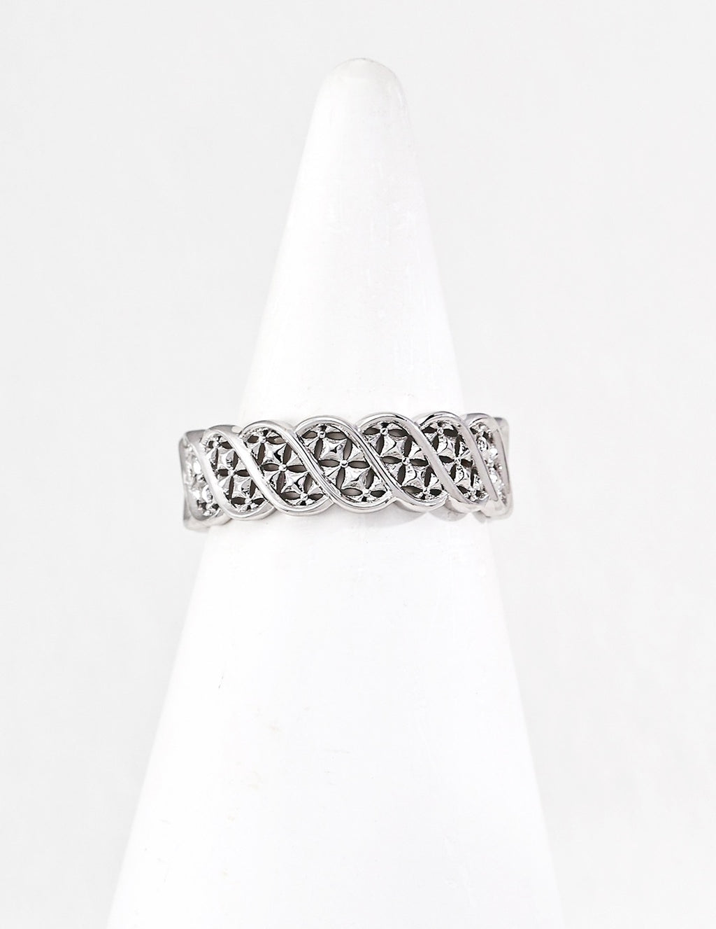Woven Filigree Crown Ring