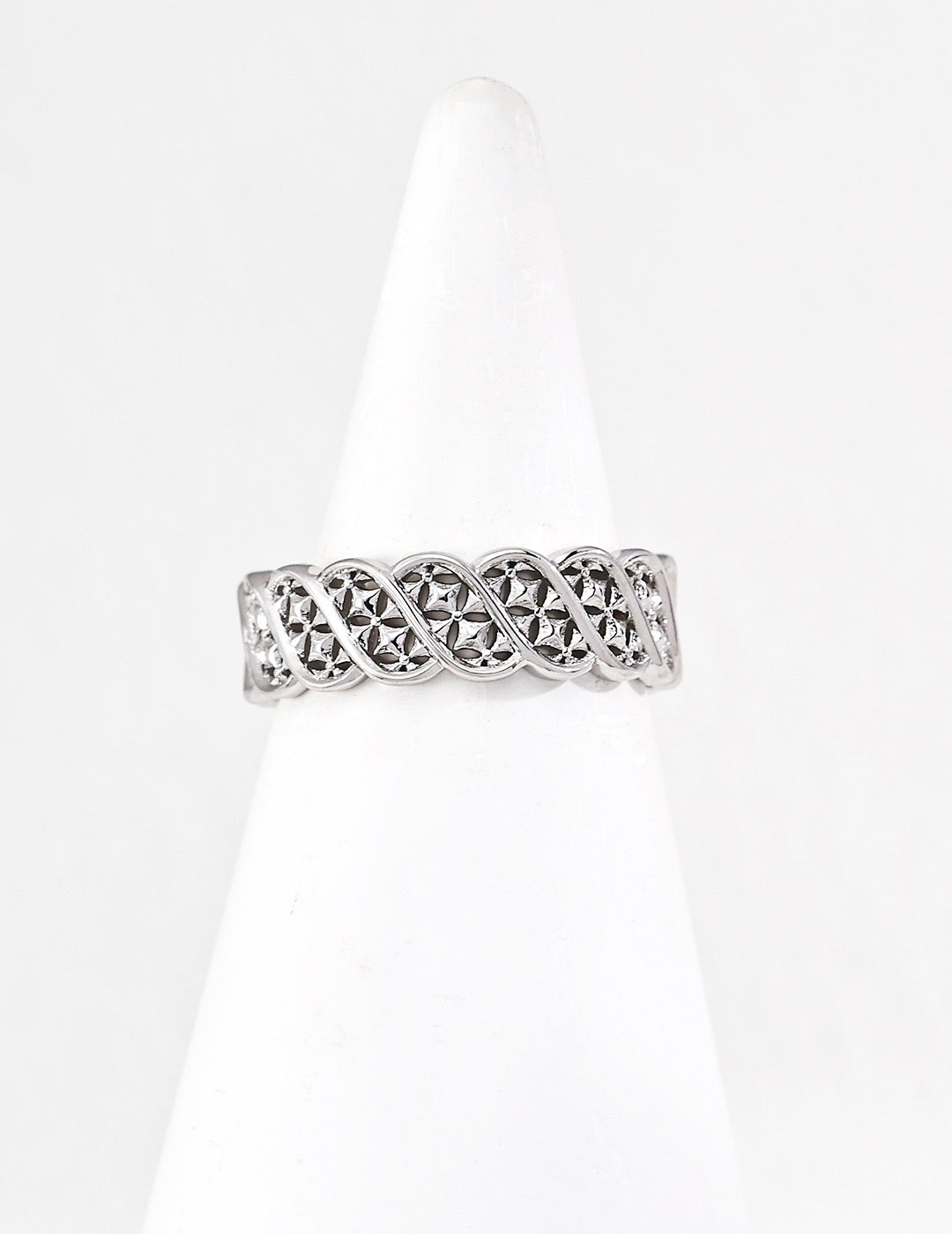 Woven Filigree Crown Ring