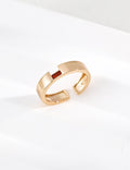 Bloc Inlay Band Ring