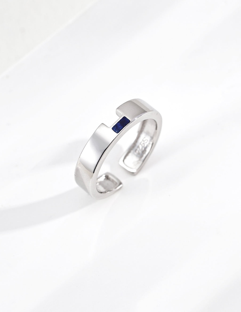 Bloc Inlay Band Ring
