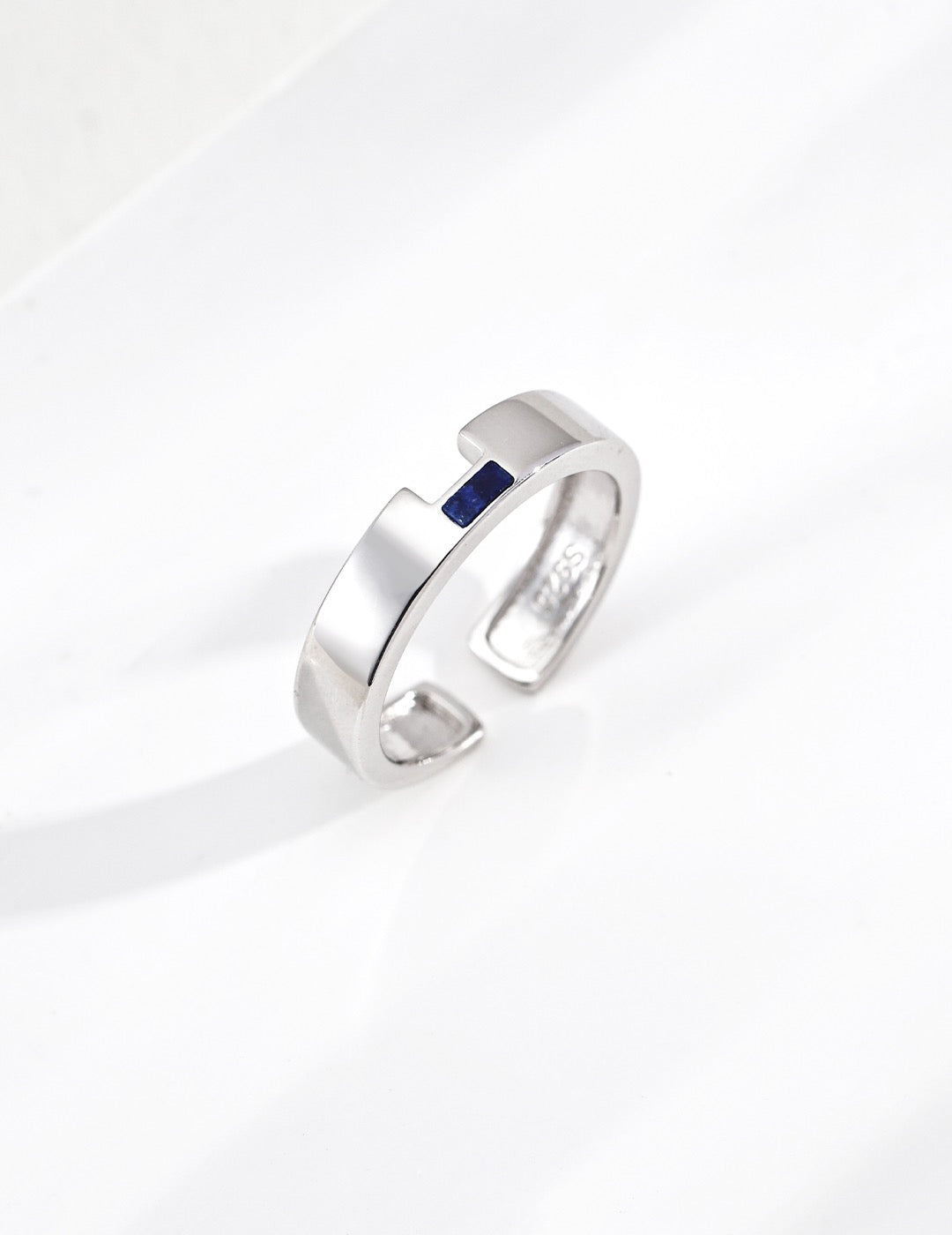 Bloc Inlay Band Ring
