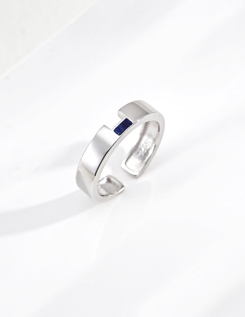 Bloc Inlay Band Ring