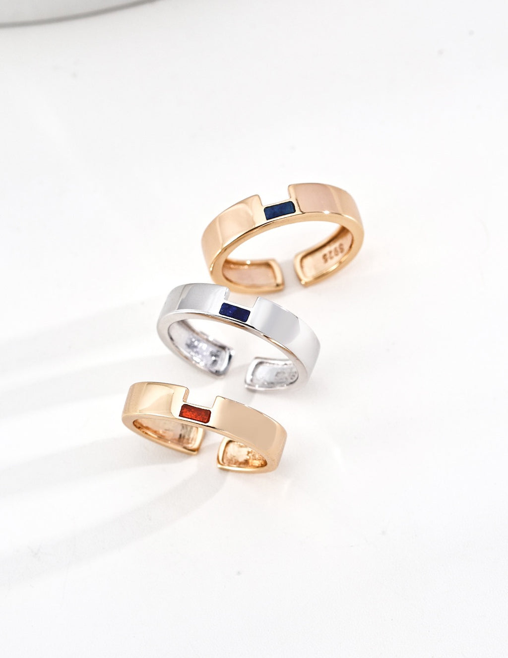 Bloc Inlay Band Ring