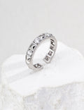 Pyramid Stud Eternity Ring