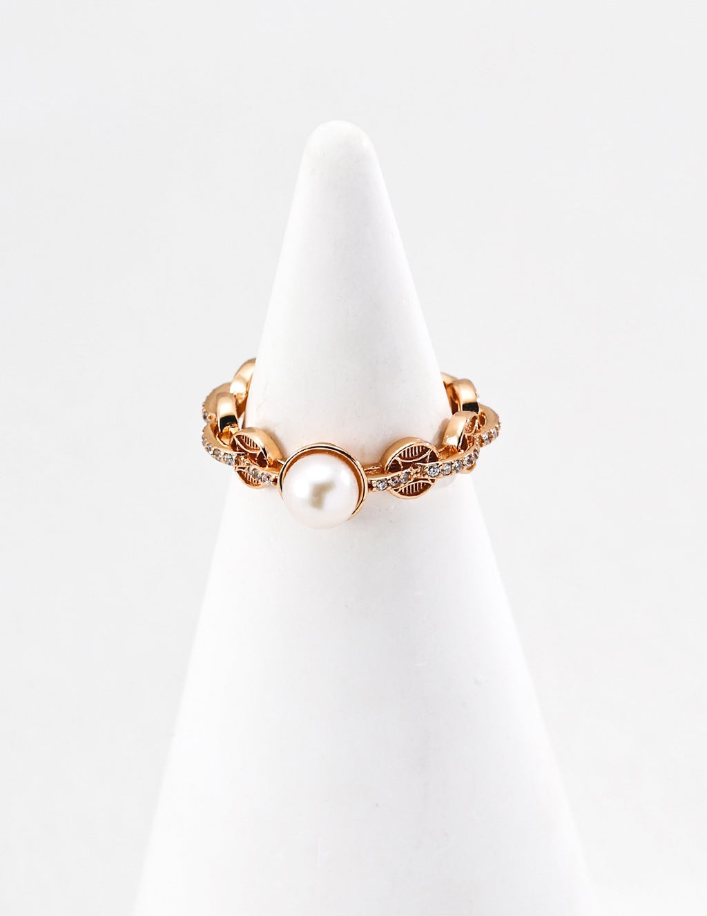 Petal & Pearl Adjustable Ring
