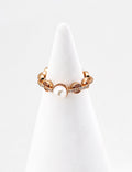 Petal & Pearl Adjustable Ring