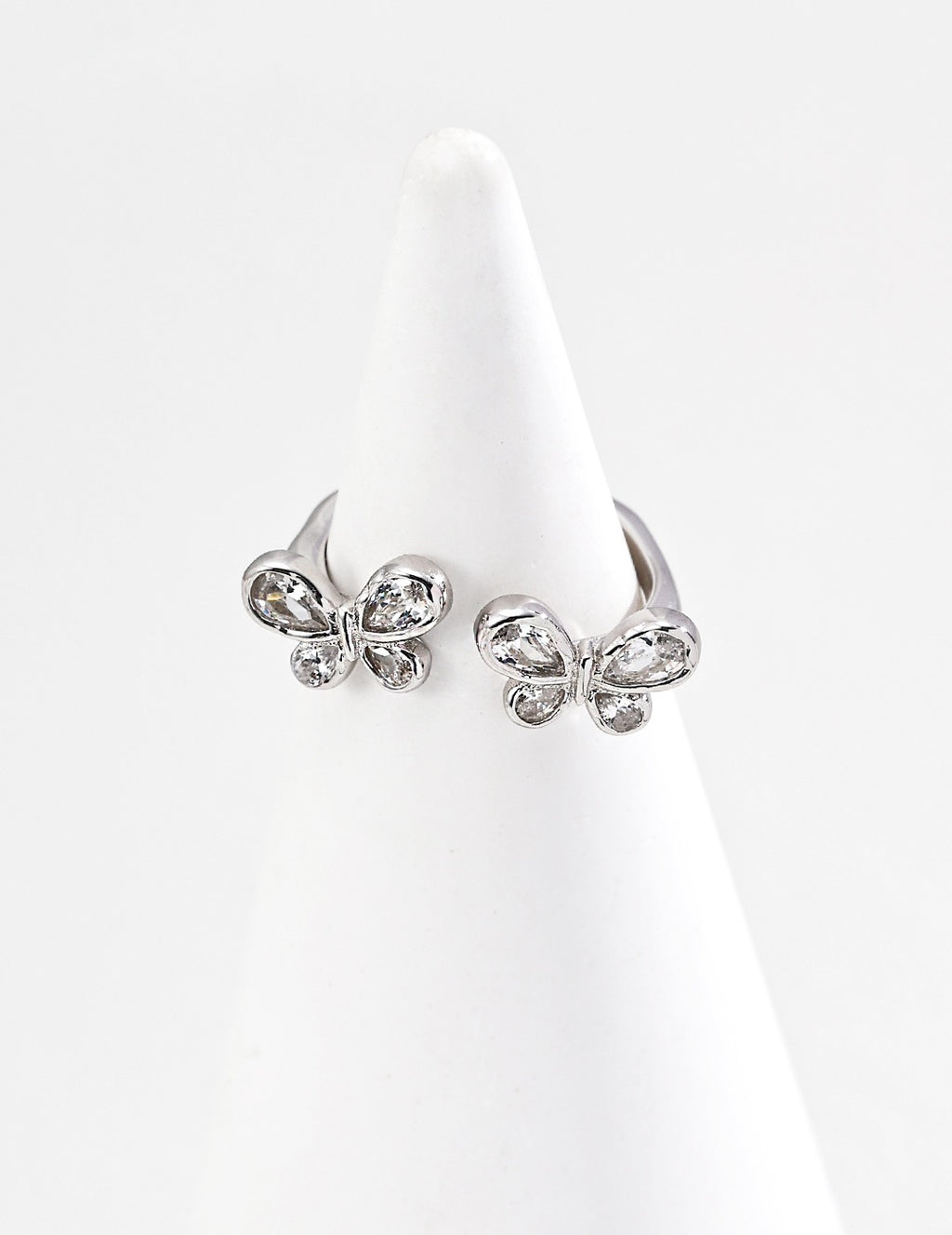 Double Butterfly Open Ring