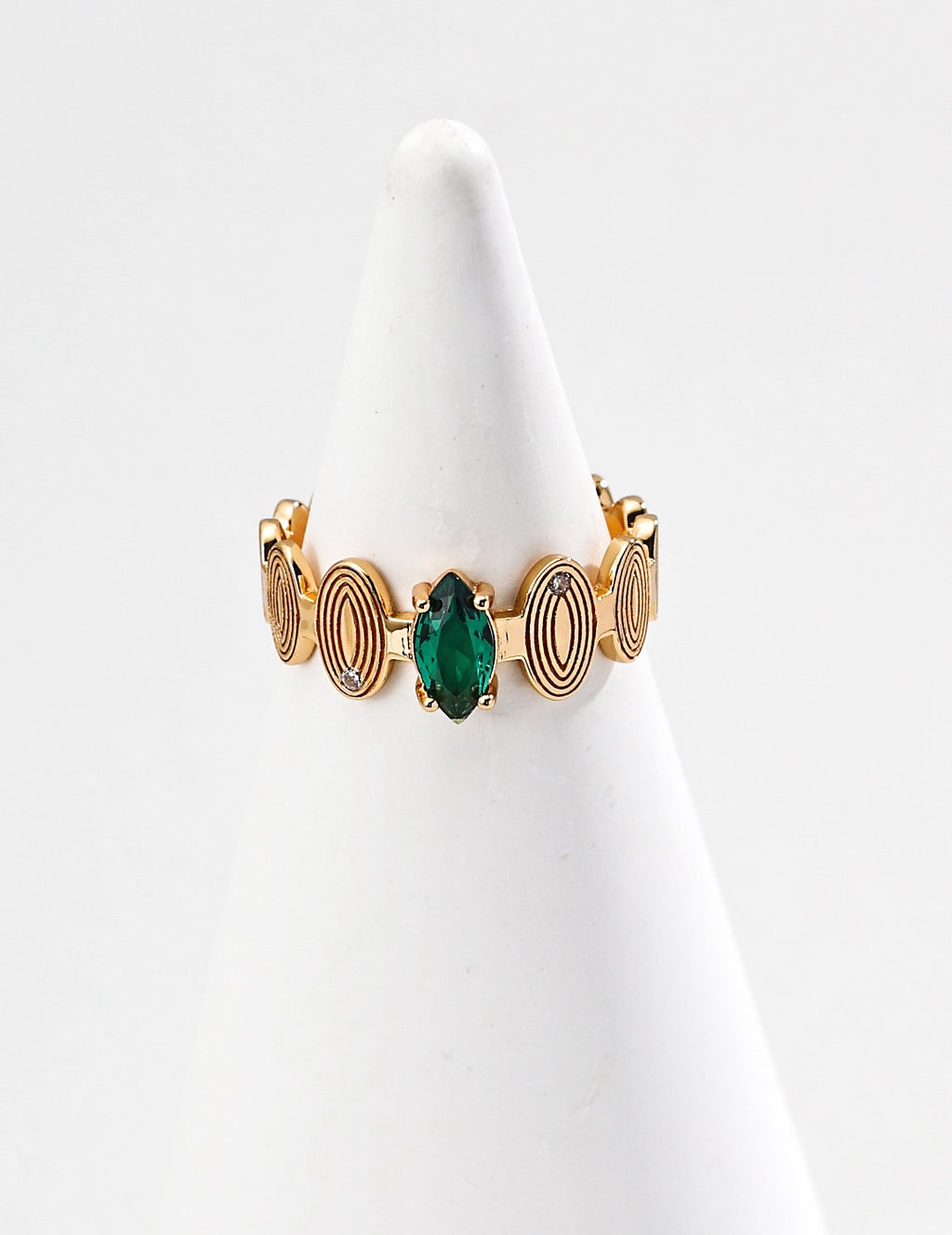 Concentric Glow Open Ring