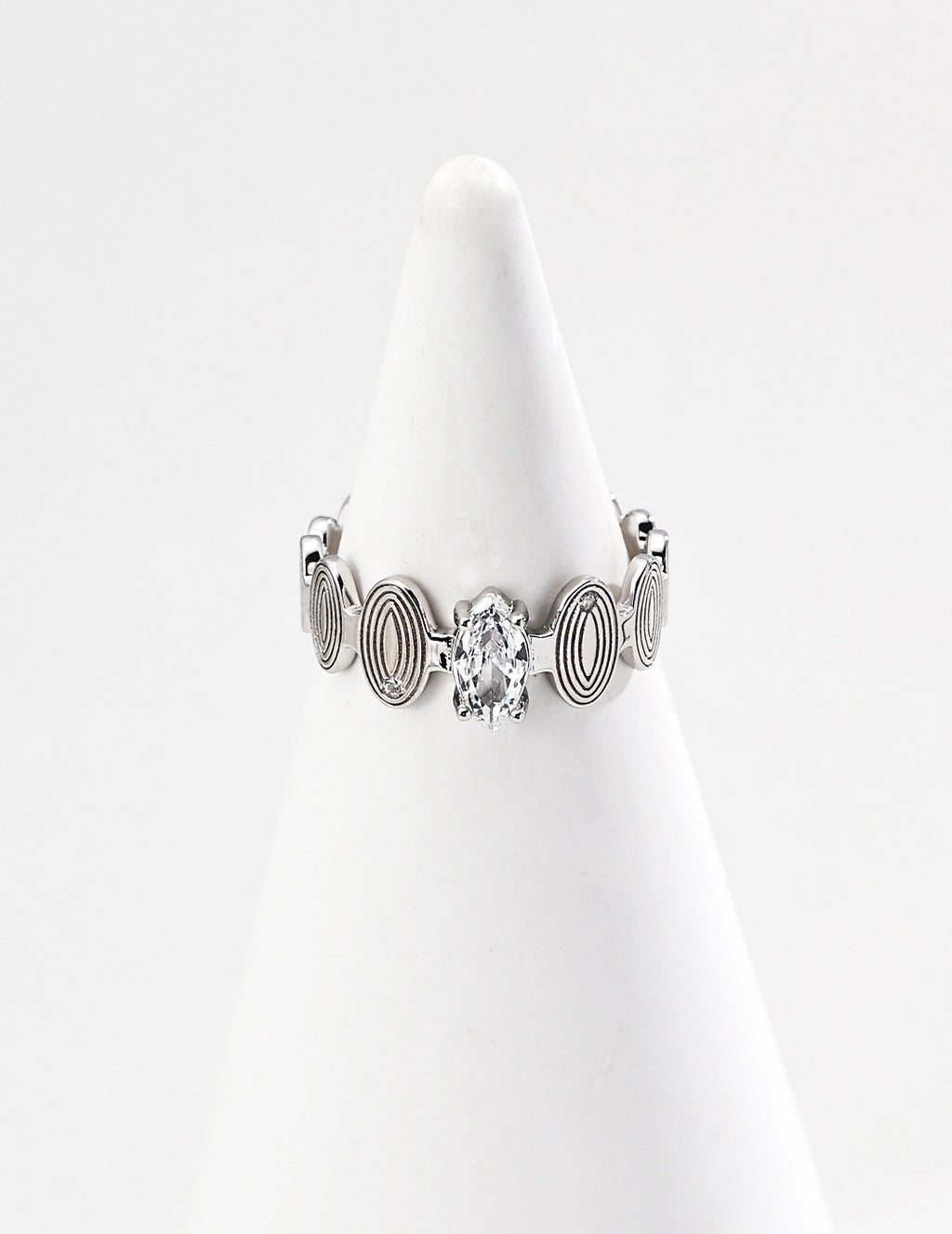 Concentric Glow Open Ring